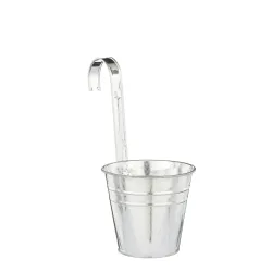 Балконный плантатор Mica 1123637, металл, серебристый