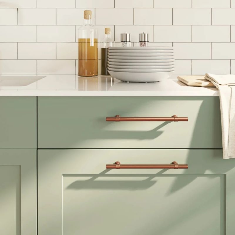 vidaXL skapja rokturi, 10 gab., bronzas, 160 mm, nerūsējošais tērauds