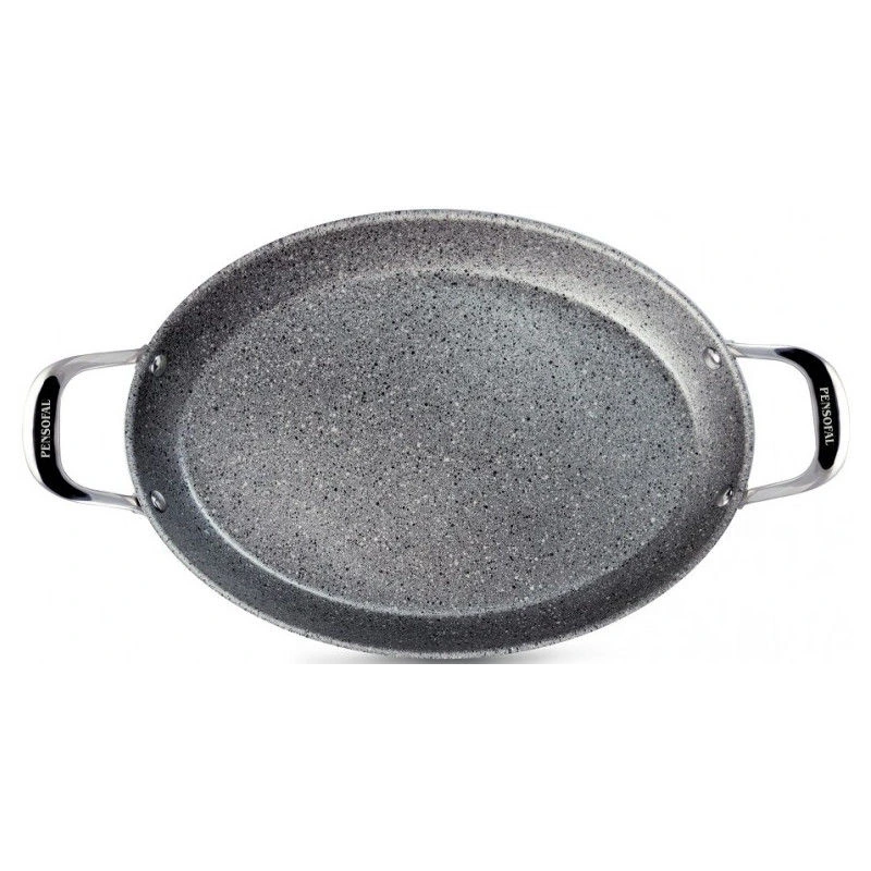 Pensofal Invictum Professional Oval Frypan 36cm ,2 handles w-glass, 5520