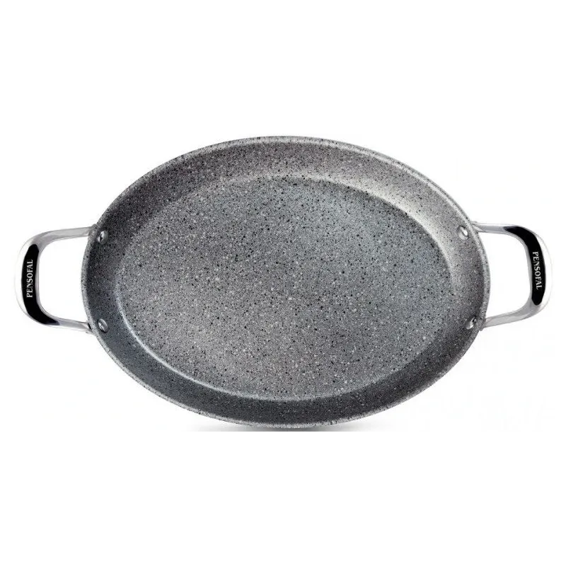 Pensofal Invictum Professional Oval Frypan 36cm ,2 handles w-glass, 5520