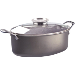 Pensofal 5521 Invictum Professional Oval Saucepan 32cm ,2 handles w-glass,
