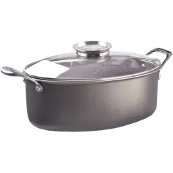 Pensofal 5521 Invictum Professional Oval Saucepan 32cm ,2 handles w-glass,