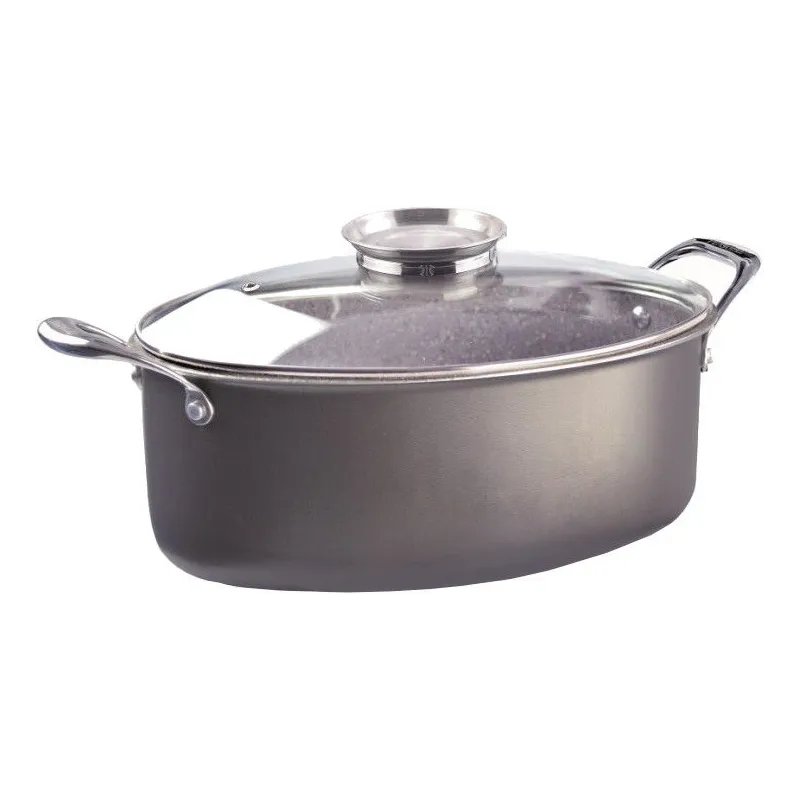 Pensofal 5521 Invictum Professional Oval Saucepan 32cm ,2 handles w-glass,