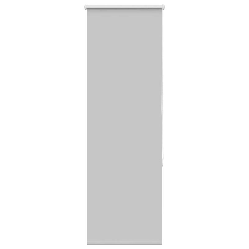 vidaXL Rullo žalūzija Blackout gaiši pelēks 45x175 cm Auduma platums
