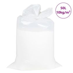 vidaXL pupiņu maisiņu pildījums EPS 50 L balts 10 kg-m³