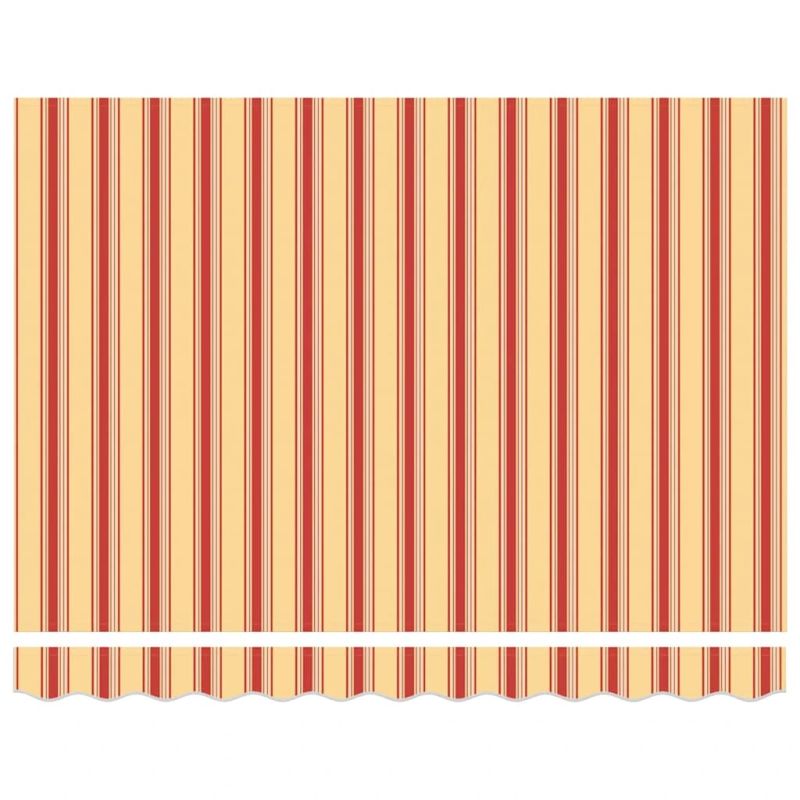 vidaXL Izvelkams jumtiņš Dzeltena un oranža 350 x 250 cm