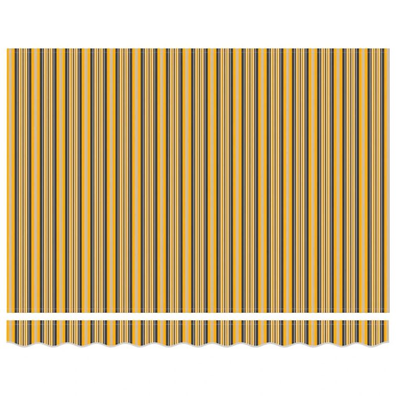 vidaXL Izvelkams jumtiņš Daudzkrāsains 350 x 250 cm