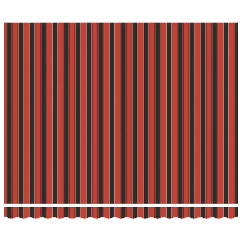 vidaXL Izvelkams jumtiņš Oranžs un brūns 400 × 300 cm