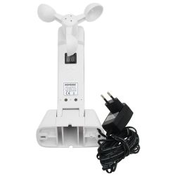 vidaXL Izvelkams jumtiņš Balts 400 × 300 cm Poliesters un metāls