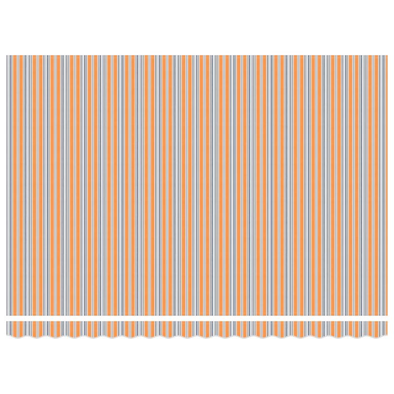 vidaXL Izvelkams jumtiņš Daudzkrāsains 450 × 300 cm