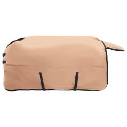 vidaXL Zirgu sega Kapučīno 85 cm Poliesters