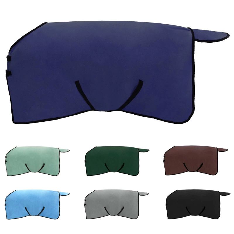 vidaXL Zirgu sega Tums zils Poliesters