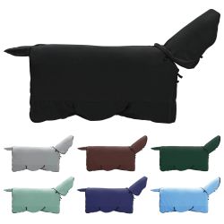 vidaXL Zirgu sega Melna Poliesters