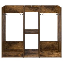 vidaXL Golfu skapis Vienkrāsains Dūmaka ozols 102 x 45 x 85,5 cm