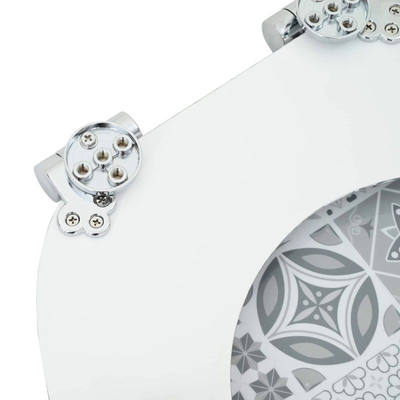 vidaXL Mīksta aizvēršanās tualetes sēdeklis 2 pcs 44 x 38 cm