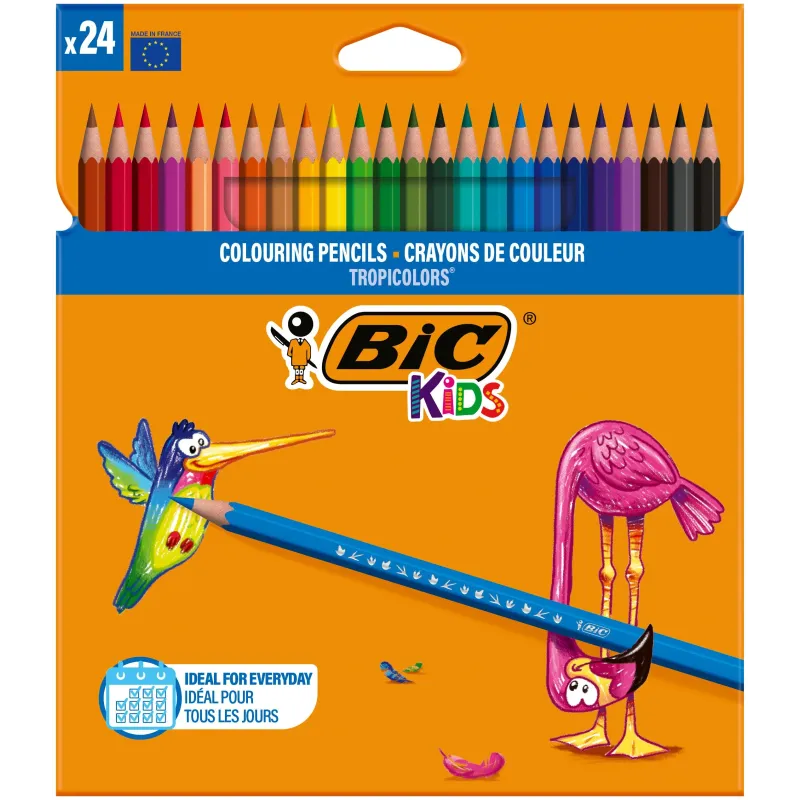 Krāsainie zīmuļi Bic, 937518, 24 gab.