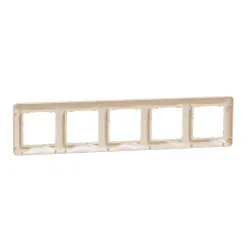 Rāmis 5PL Schneider Electric Sedna Design, bēša krās.