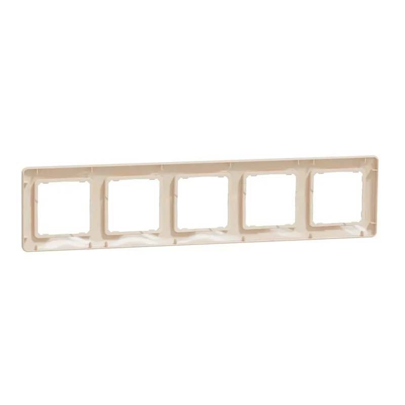 Rāmis 5PL Schneider Electric Sedna Design, bēša krās.