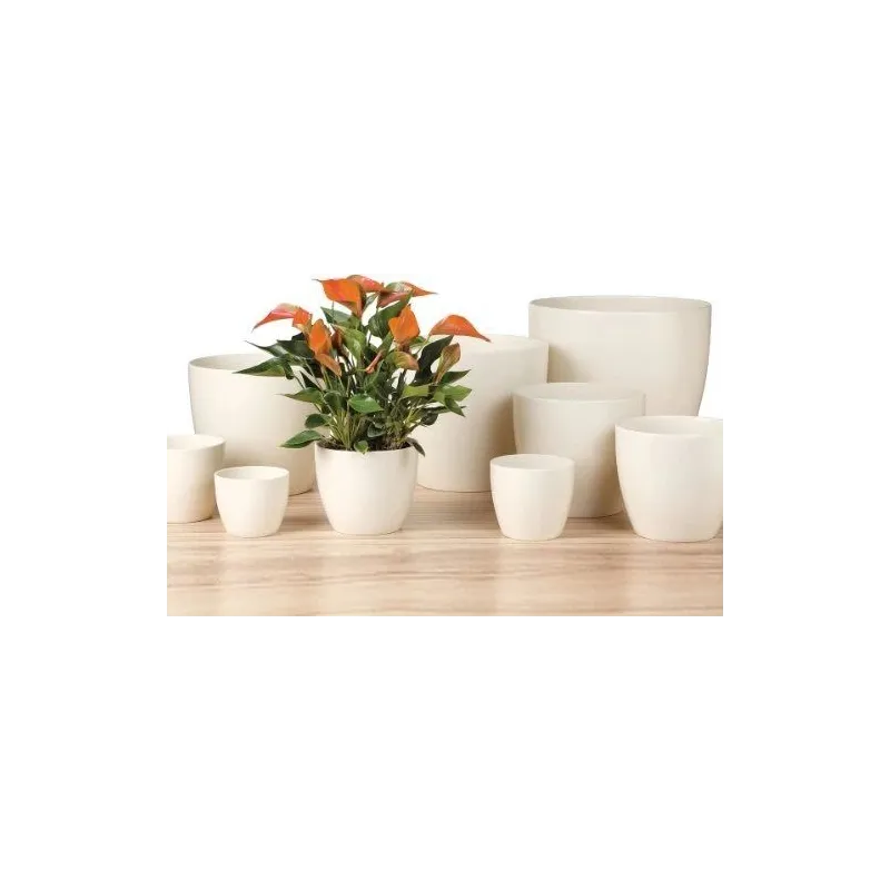 Puķu pods Scheurich Creme 28333, keramika, bēša