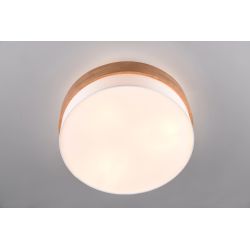 Griestu lampa seasons 50cm e27 balt koka