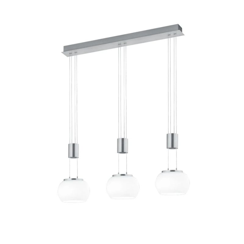 Led piek.g.lampa madison 3-gb mat metals
