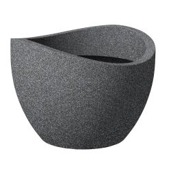 Puķu pods Scheurich Granit 250-30, plastmasa, tumši pelēks