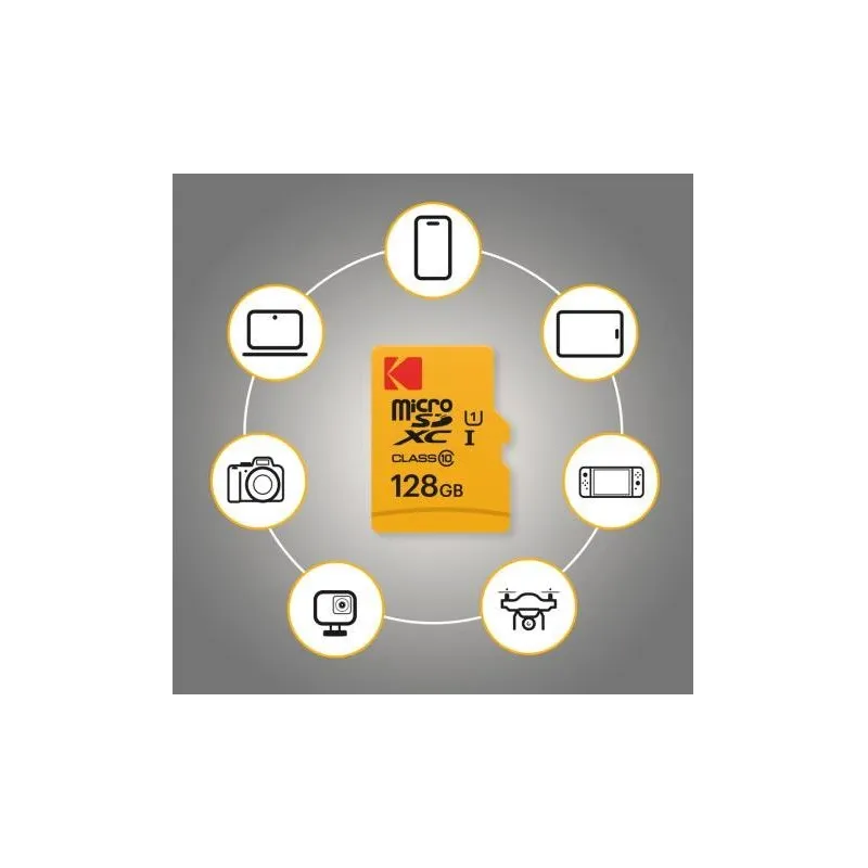 Kodak MicroSDHC 128GB UHS-I U3 Ultra