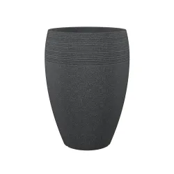 Puķu pods Scheurich 283-54, plastmasa, melna krās.