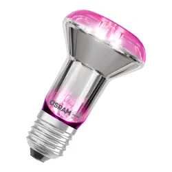 Taimekasvatuse valgus Osram LED, R63, 1300 °K, E27, 7.5 W, 140 lm