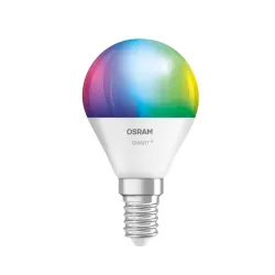 Умная лампа Osram LED, P40, 2700 - 6500 °К, E14, 4.9 Вт, 470 лм