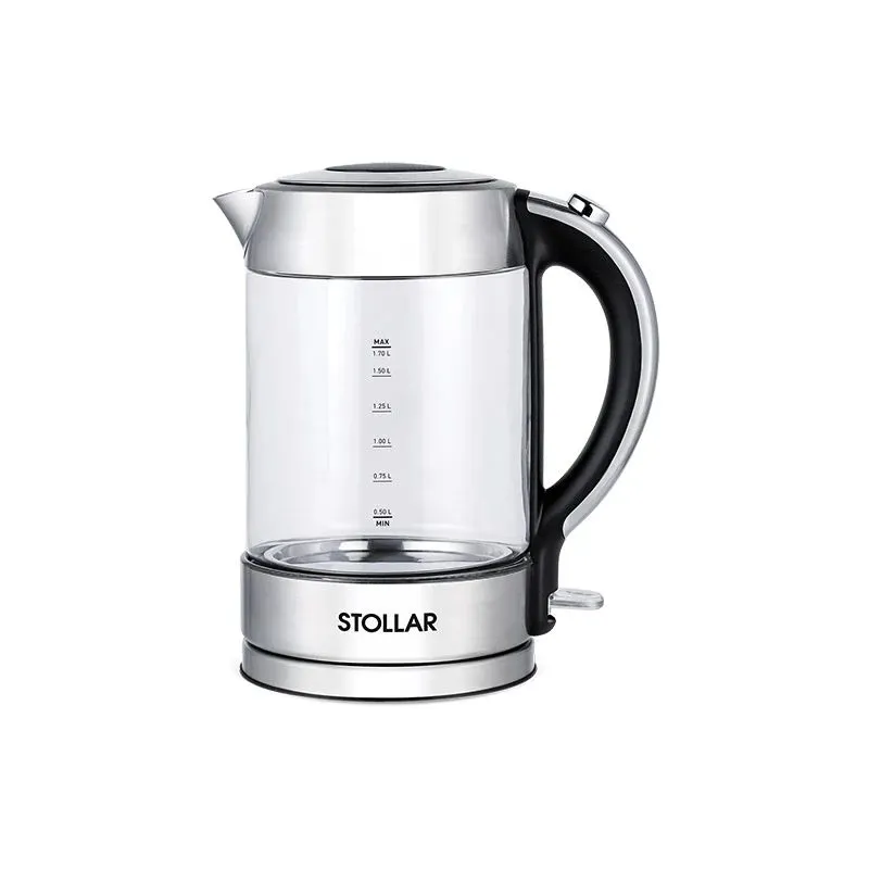 Elektriskā tējkanna Stollar TKS740, 1.7 l, nerūsējošā tērauda krās.