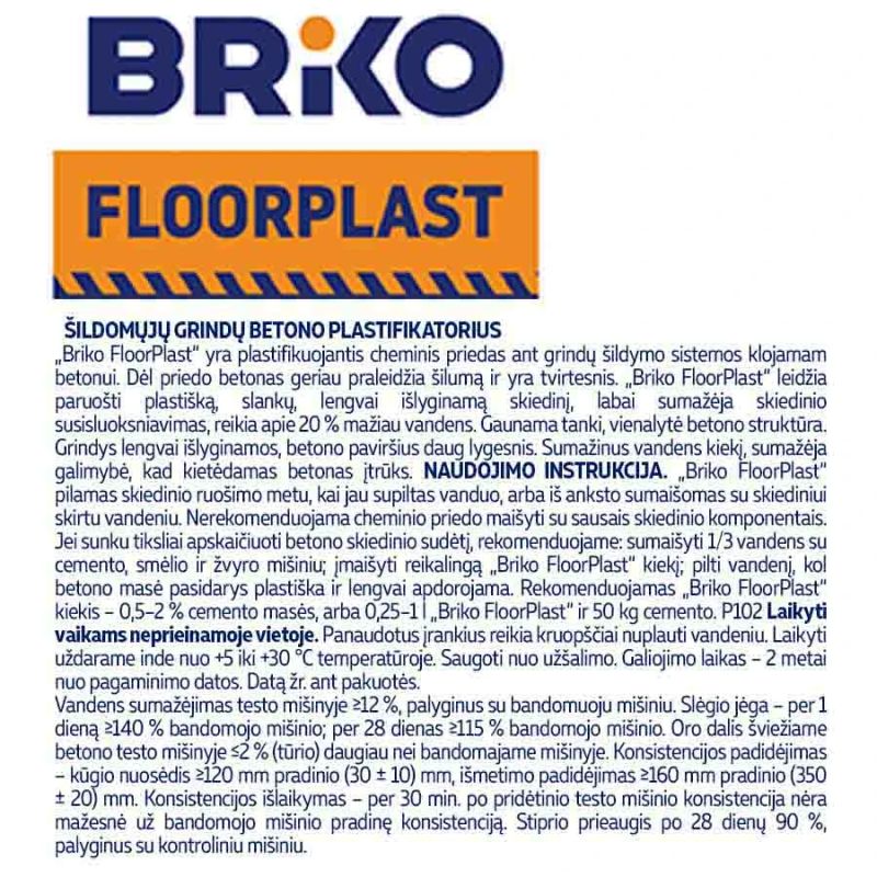 Plastifikators grīd. briko floorplast 1l