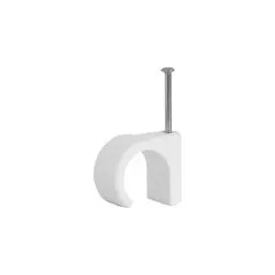 Skavas kabeļu 7-10mm, balts - 25gab.