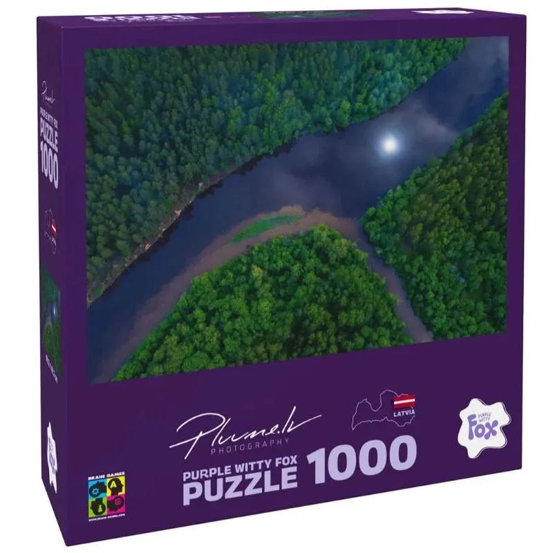 Puzle Brain Games Gaujas National Park 19920, 48.2 cm x 68.2 cm, 1000 gab., daudzkrāsaina