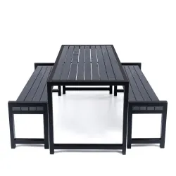 Aiamööbli komplekt DM Grill, tumehall v., 1-6 istekohta