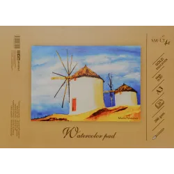 Акварельная бумага SMLT, A3, 200 g-m², 41.8 см x 29.6 см