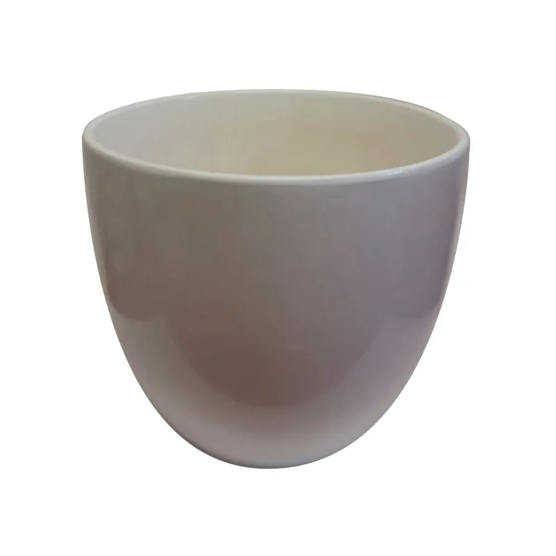 Puķu pods Banga 100100161, keramika, balta krās.