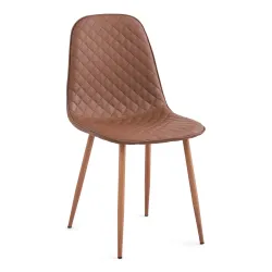 Ēdamistabas krēsls Domoletti Stoke 53000006447, koka krās.-brūna krās., 44.5 cm x 53 cm x 88 cm