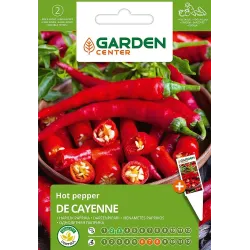 Sėklos Garden Center, aitri paprika DE CAYENNE, 0.1 g