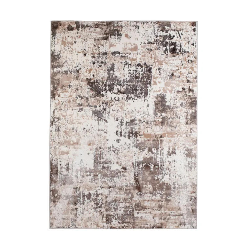 Paklājs iekštelpu Domoletti Omega, pelēka-bēša, 80 cm x 150 cm