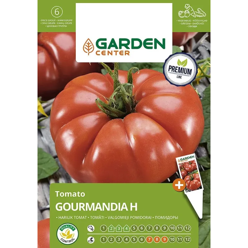 Sēklas Garden Center, tomāti GOURMANDIA H, 5 gab.