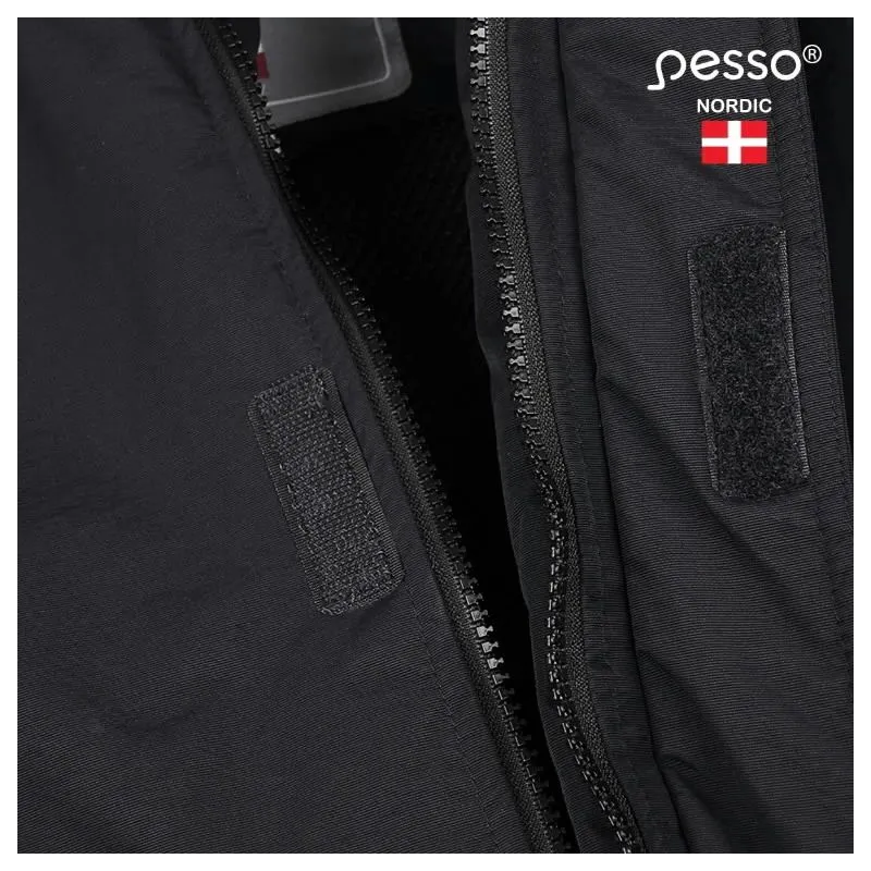 Darba jaka Pesso, melna, M izmērs