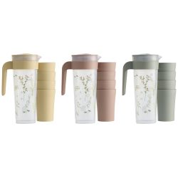 Komplekts plast.krūze 1.1l + krūz. 4g