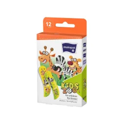 Plāksteri bērniem kids zoo 12gab