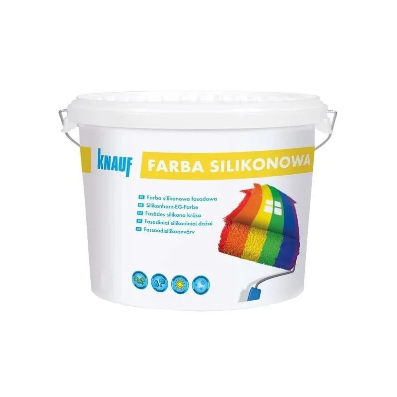 Основа фасадной краски Knauf 00102215, эмульсионная, нет,необработанная поверхность,, 5 l