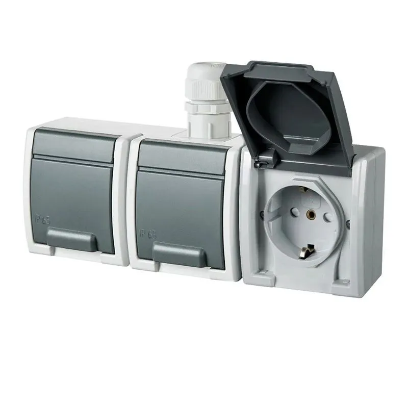 Kontaktdakšiņu savienotājs, 16 A, 230 V