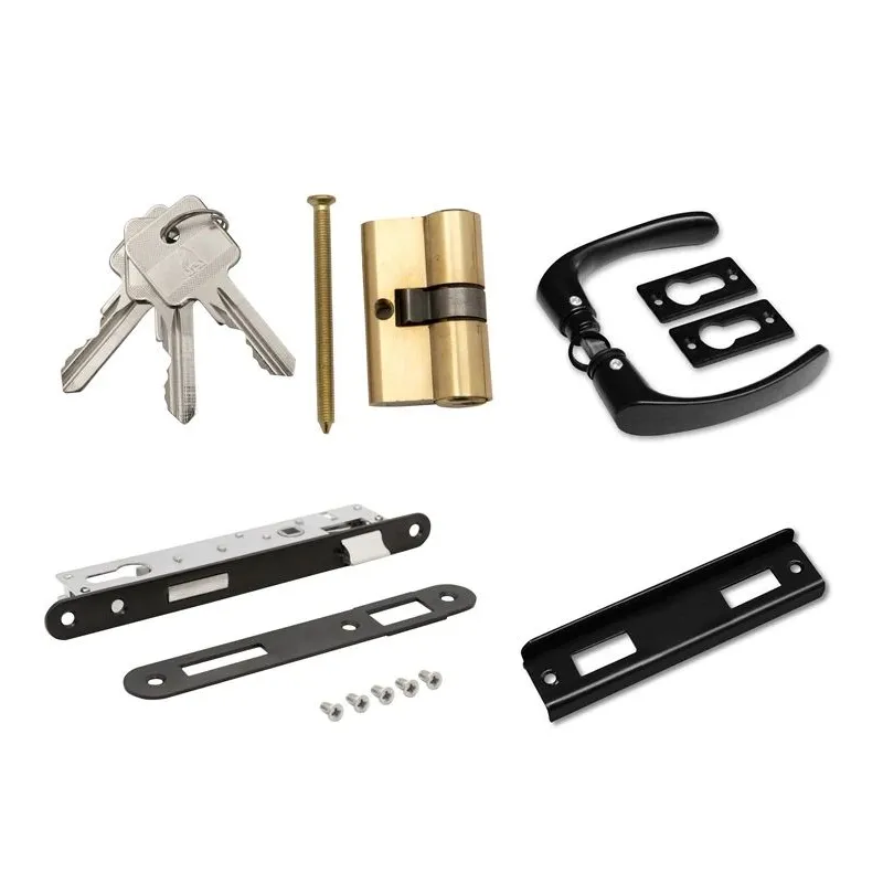 Slēdzene Polargos W7663, melna krās.