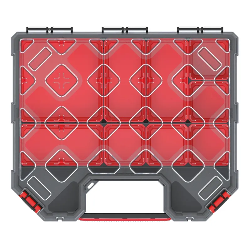 Instrumentu kaste, 28.4 cm x 24.3 cm x 6 cm, melna krās.