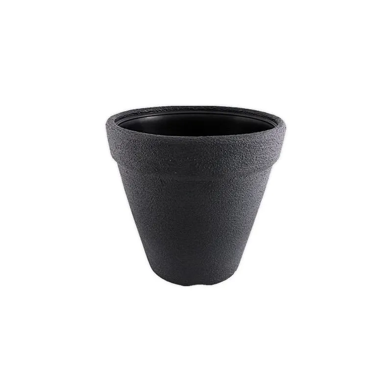 Puķu pods Prosperplast D40H34, plastmasa, melna krās.