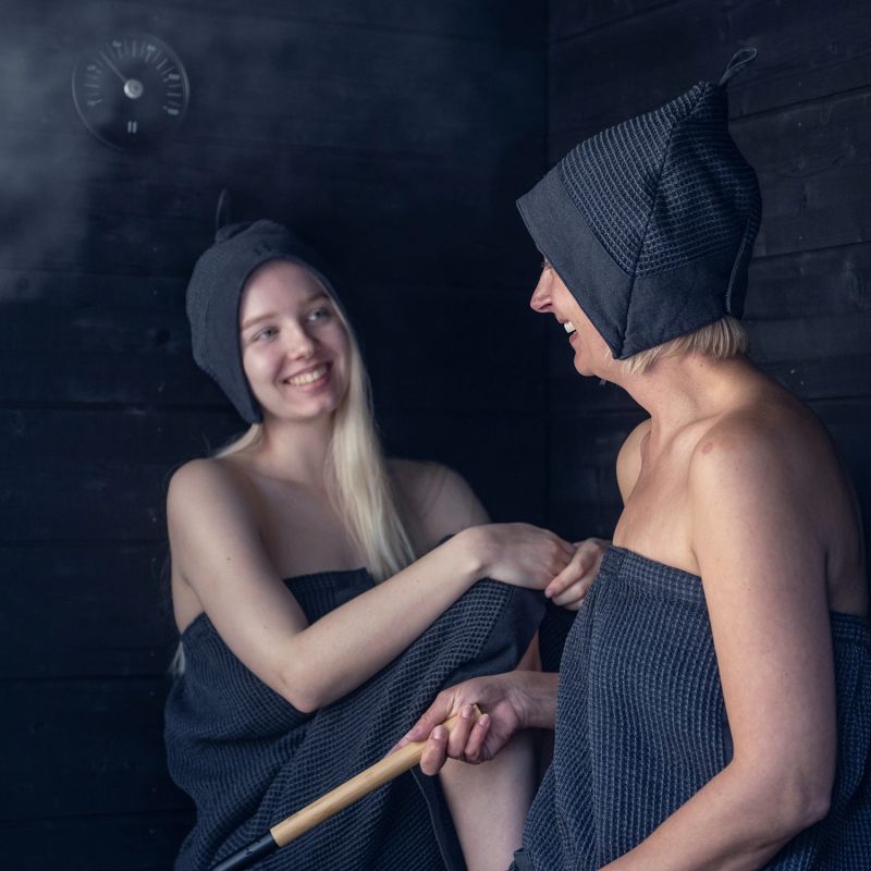 Termometrs pirts alumīnijas rento melns